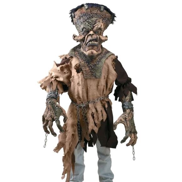 Halloween Freak N Monster Creature Reacher Costume Frankenstein Oversized Vtg - Picture 1 of 11